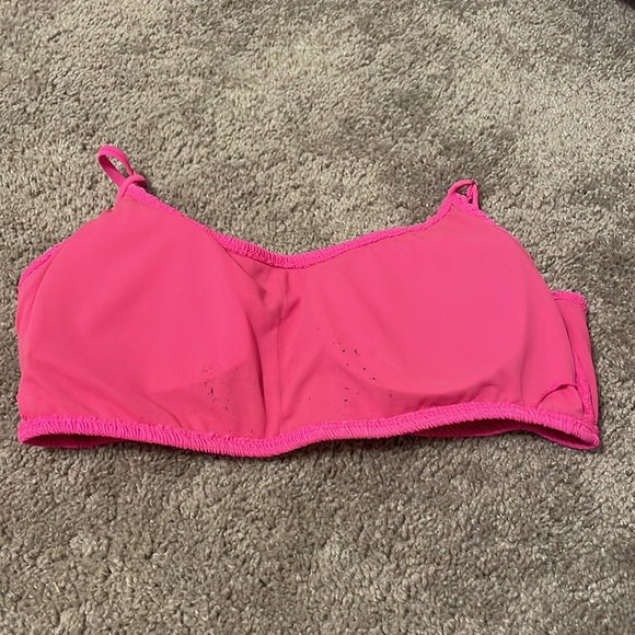 Hot pink smock bathing suit top - Picture 2 of 2